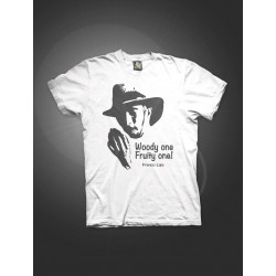Футболка мужская, белая / Franco oja - Woody one Fruity one - ogo (GHS-TD-T-044)